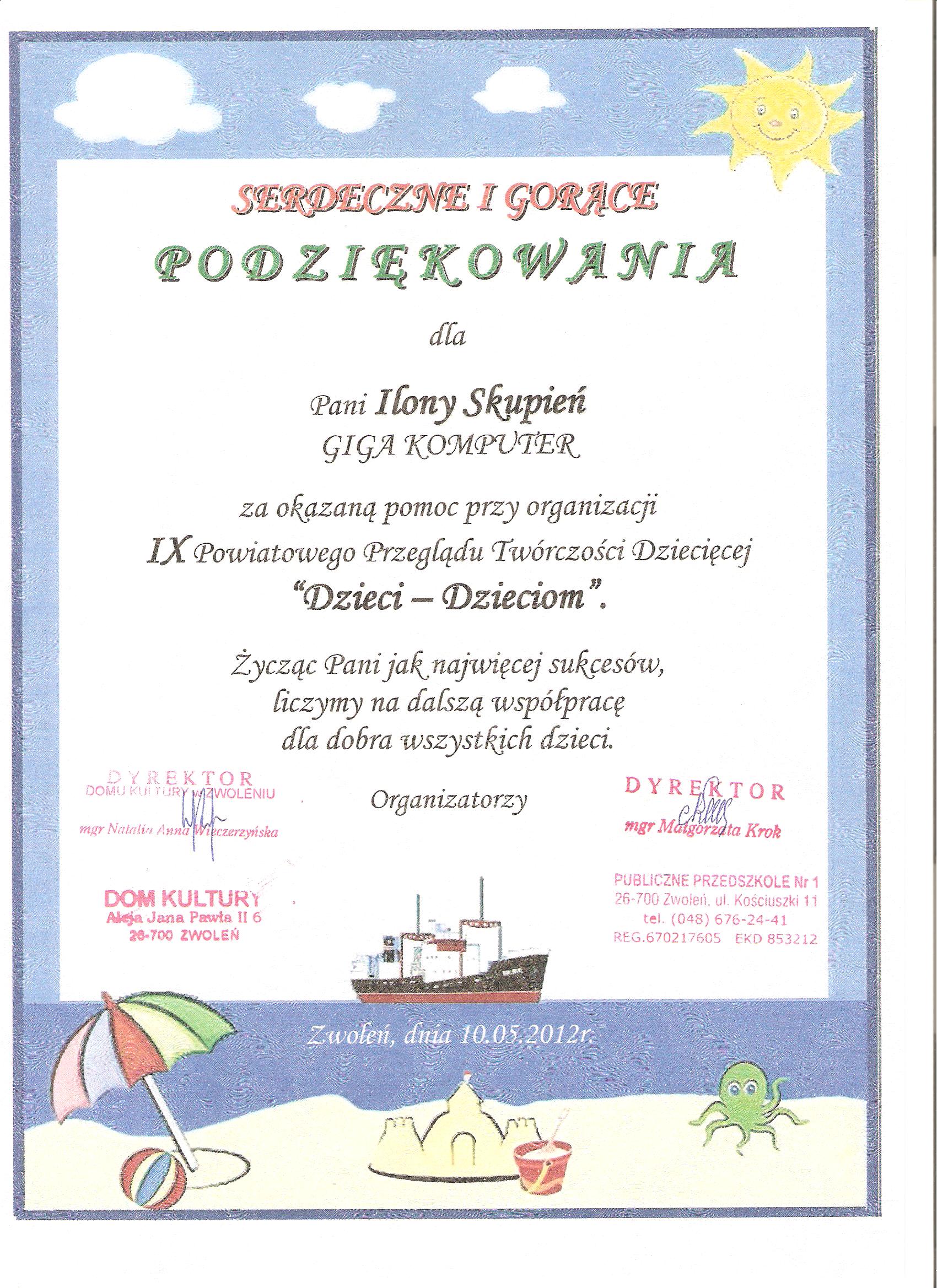 "Dzieci-Dzieciom" 2012