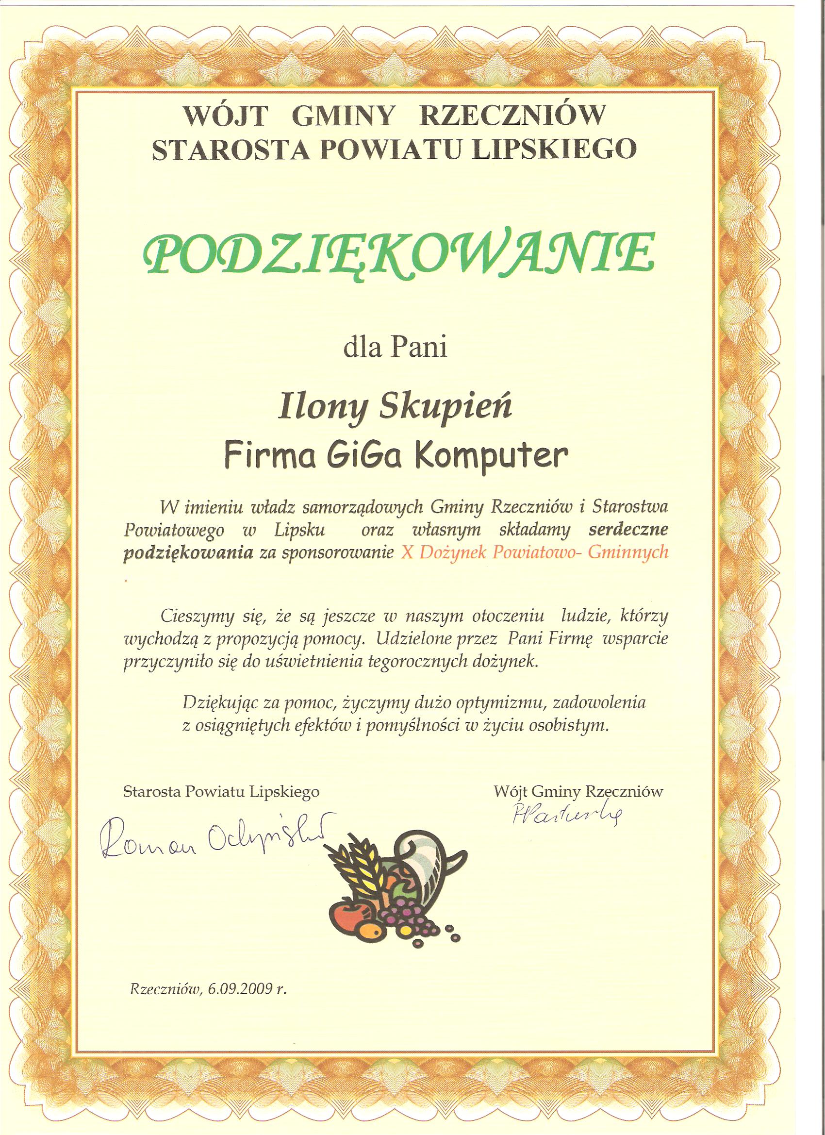 Dożynki Powiatowe 2009